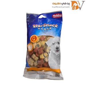 🍗 مقایسه تشویقی خانگی و آماده برای سگ ها🐕راهنمای انتخاب هوشمندانه 6 تشویقی سگ دنتال نوبی مدل StarSnack soft mix drop