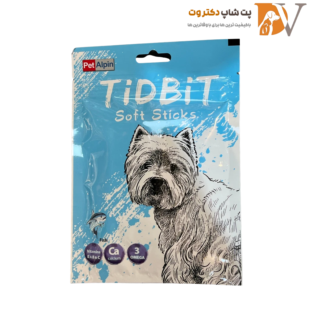 تشویقی مدادی سگ با طعم ماهی تید بیت TID BIT