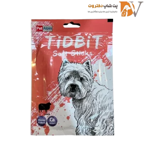 🍏 تشویقی کم کالری سگ چیست؟ بررسی انواع، مزایا و نکات مهم 🐶 4 تشویقی مدادی سگ با طعم گوشت بره تید بیت TID BIT