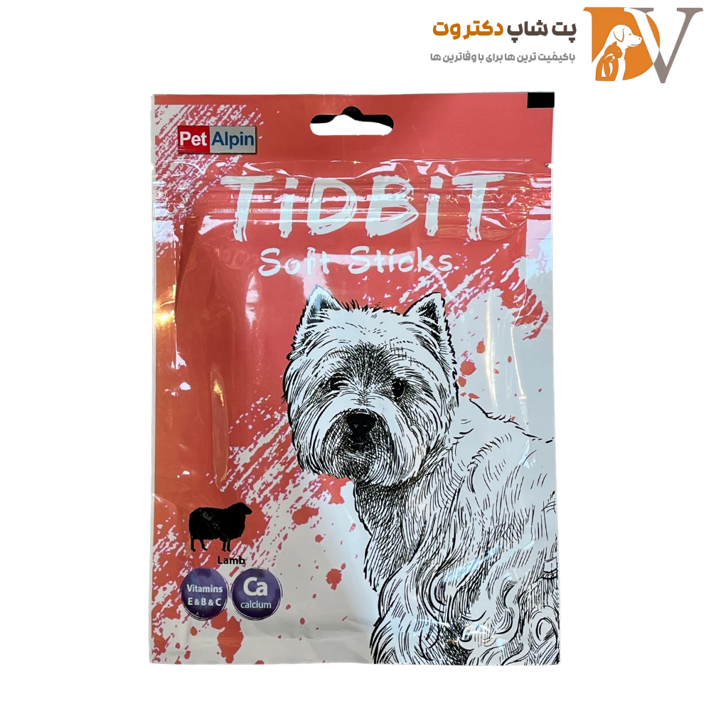 تشویقی مدادی سگ با طعم گوشت بره تید بیت TID BIT