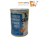 کنسرو پته گربه با طعم مرغ و اردک و کدو برند دی پی اس DPS وزن 400 گرم