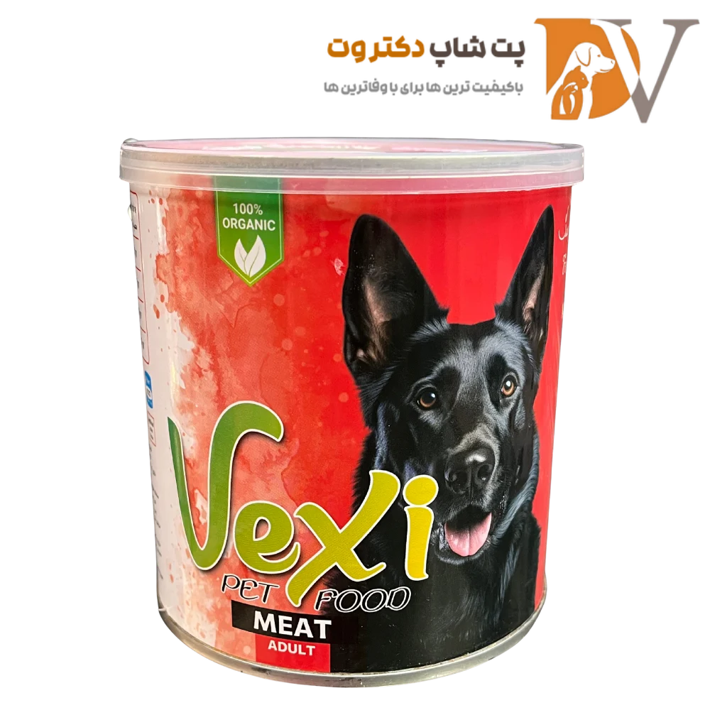 کنسرو پته سگ با طعم گوشت برند وکسی