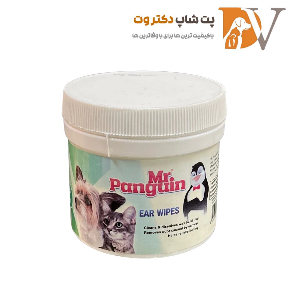 دستمال مرطوب گوش مستر پنگوئین مدل Ear Wipe بسته 70 عددی