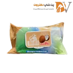 دستمال مرطوب گربه و سگ با رایحه نارگیل مستر پنگوئن 50 عددی