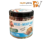تشویقی سگ هابون طعم شیر و مخلوطی از گوشت ها Howbone milk & meaty mix وزن ۲۲۰ گرم