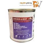 کنسرو پته سگ با طعم مرغ و گوشت برند شایر