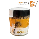 تشویقی گربه هربال مغزدار طعم مرغ و مالت و کدو تنبل یو اس پت 200 گرم