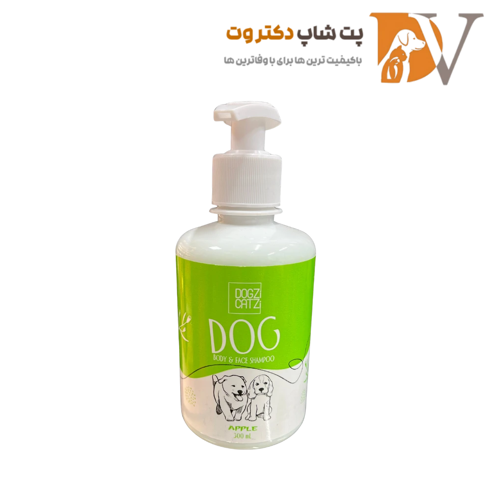 شامپو مخصوص سگ با رایحه سیب داگزی کتزی 300 میلی لیتری