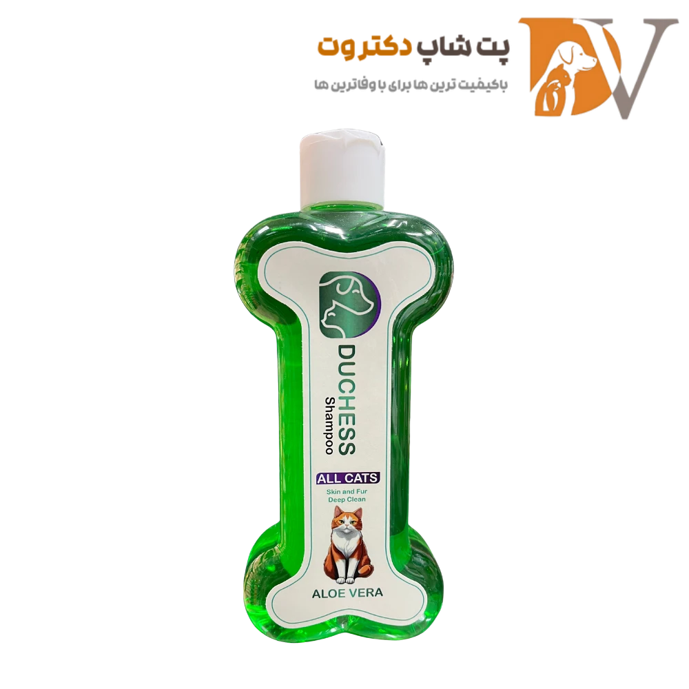 شامپو گربه دوشس مدل آلوورا Duchess Aloe vera حجم 350 میلی لیتری