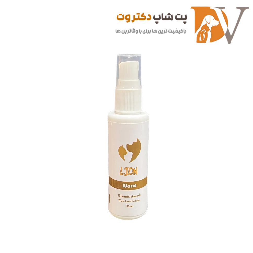 عطر سگ و گربه لیون مدل WARM حجم 60 میلی لیتر