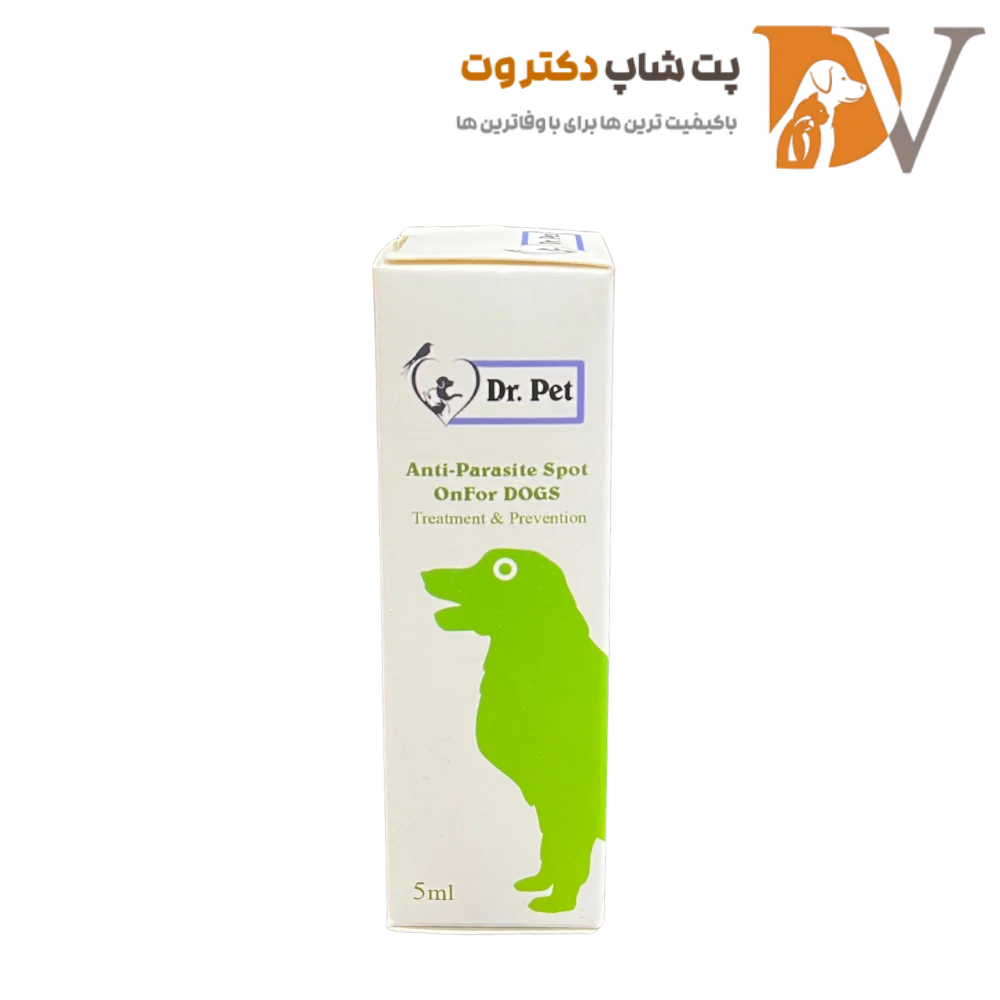 قطره ضدانگل سگ دکترپت حجم 5 میلی لیتر