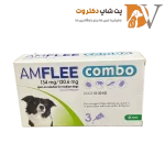 قطره ضد کک و کنه سگ نژاد متوسط آمفلی کومبو Amflee combo
