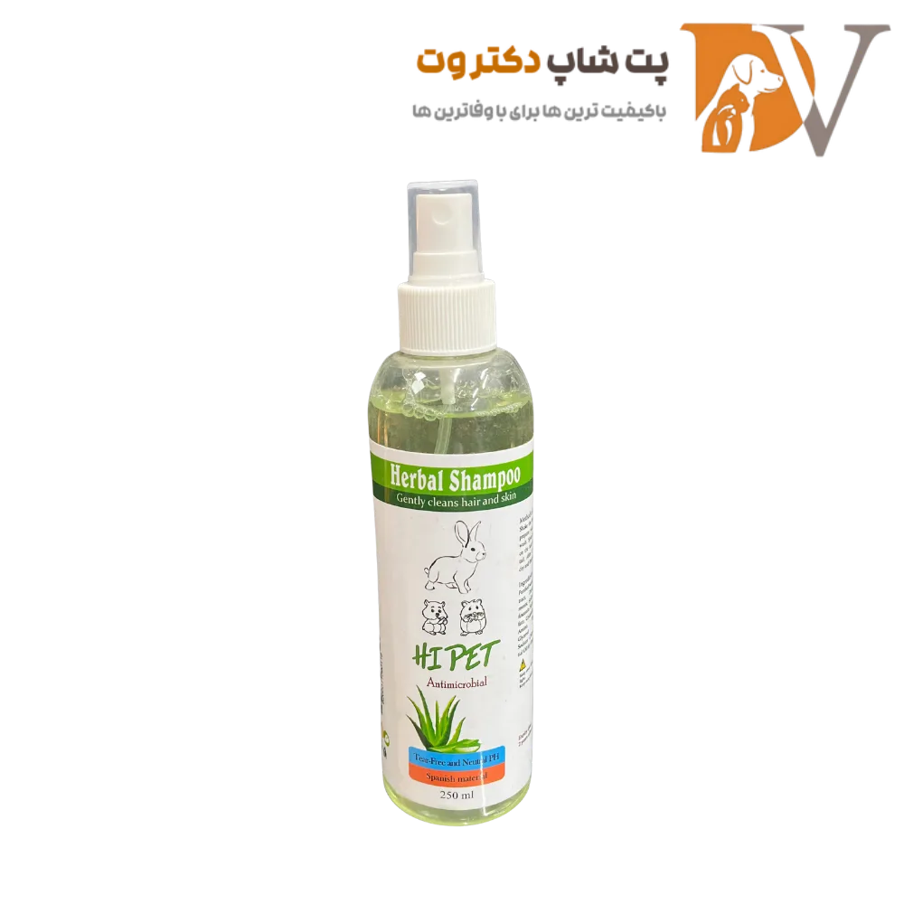 شامپو خشک جوندگان رایحه آلوور های پت 250 میلی لیتر