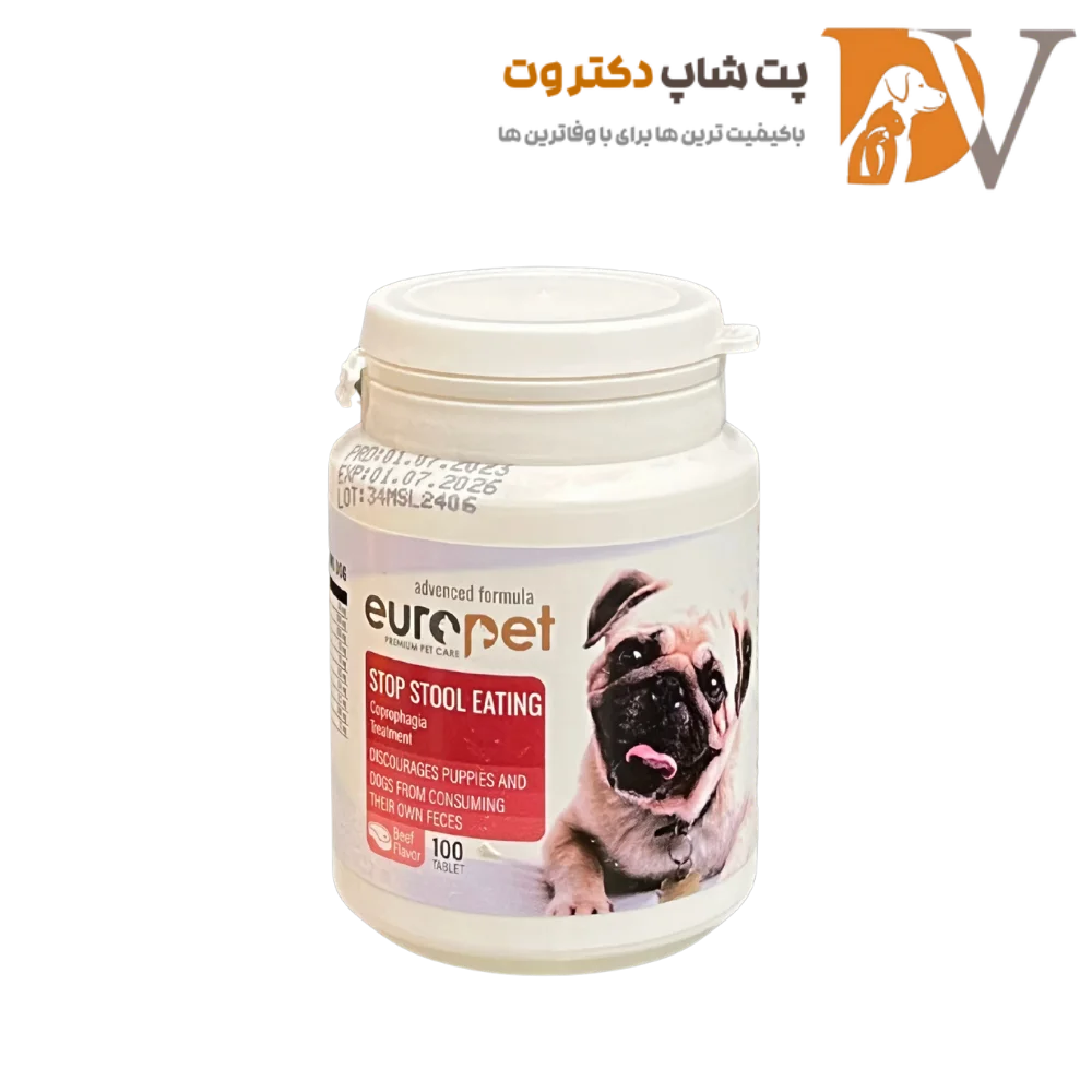 قرص ضد مدفوع خواری سگ یوروپت مناسب نژاد کوچک
